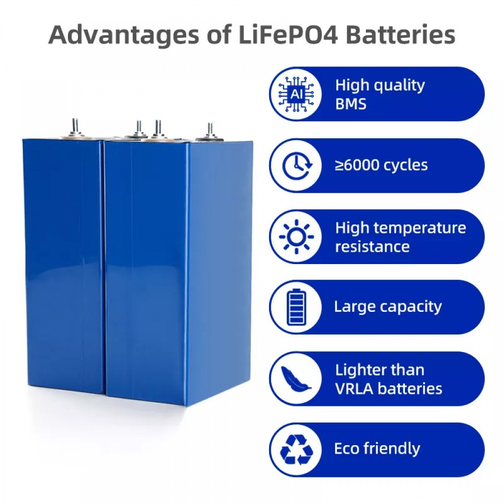 V Eve Ah Lifepo Battery Lithium Ion Prismatic Cell Times